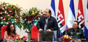 Acto del 38 aniversario de fundación del Ejército de Nicaragua