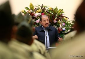 Acto del 38 aniversario de fundación del Ejército de Nicaragua