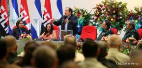 Acto del 38 aniversario de fundación del Ejército de Nicaragua