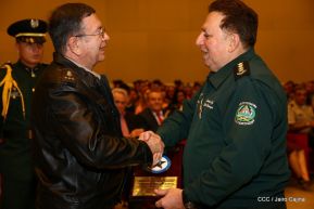 Acto del 38 aniversario de fundación del Ejército de Nicaragua