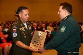 Acto del 38 aniversario de fundación del Ejército de Nicaragua