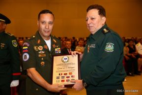 Acto del 38 aniversario de fundación del Ejército de Nicaragua