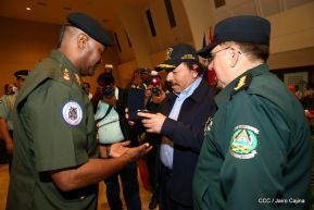Acto del 38 aniversario de fundación del Ejército de Nicaragua