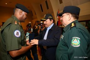 Acto del 38 aniversario de fundación del Ejército de Nicaragua