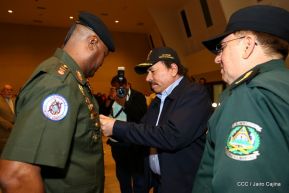 Acto del 38 aniversario de fundación del Ejército de Nicaragua