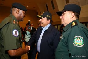 Acto del 38 aniversario de fundación del Ejército de Nicaragua