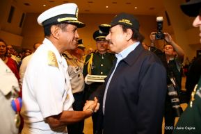 Acto del 38 aniversario de fundación del Ejército de Nicaragua