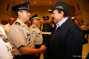 Acto del 38 aniversario de fundación del Ejército de Nicaragua