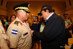 Acto del 38 aniversario de fundación del Ejército de Nicaragua