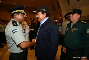 Acto del 38 aniversario de fundación del Ejército de Nicaragua