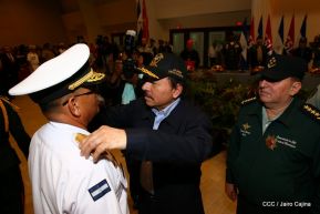 Acto del 38 aniversario de fundación del Ejército de Nicaragua