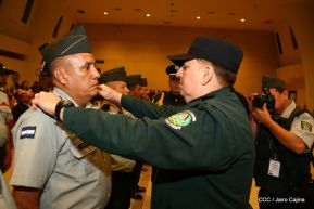 Acto del 38 aniversario de fundación del Ejército de Nicaragua