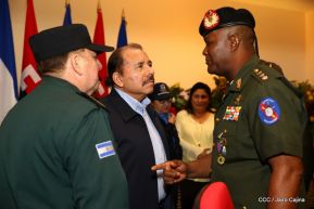Acto del 38 aniversario de fundación del Ejército de Nicaragua