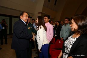 Acto del 38 aniversario de fundación del Ejército de Nicaragua