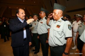 Acto del 38 aniversario de fundación del Ejército de Nicaragua