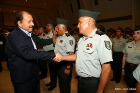 Acto del 38 aniversario de fundación del Ejército de Nicaragua