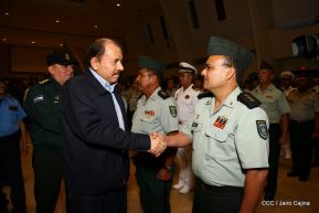 Acto del 38 aniversario de fundación del Ejército de Nicaragua