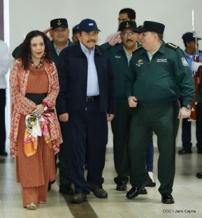 Acto del 38 aniversario de fundación del Ejército de Nicaragua