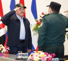 Acto del 38 aniversario de fundación del Ejército de Nicaragua