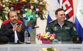 Acto del 38 aniversario de fundación del Ejército de Nicaragua