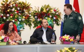 Acto del 38 aniversario de fundación del Ejército de Nicaragua