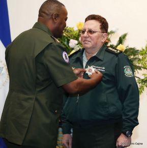 Acto del 38 aniversario de fundación del Ejército de Nicaragua