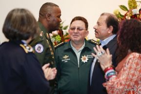 Acto del 38 aniversario de fundación del Ejército de Nicaragua