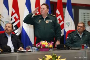 Acto del 38 aniversario de fundación del Ejército de Nicaragua