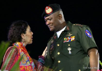 Desfile del Ejército de Nicaragua en saludo a su 38 aniversario