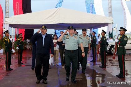 Desfile del Ejército de Nicaragua en saludo a su 38 aniversario