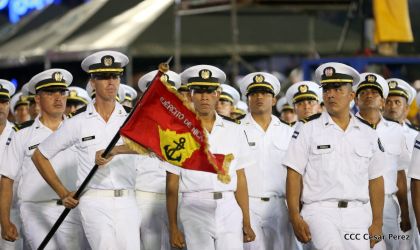 Desfile del Ejército de Nicaragua en saludo a su 38 aniversario