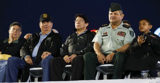 Desfile del Ejército de Nicaragua en saludo a su 38 aniversario