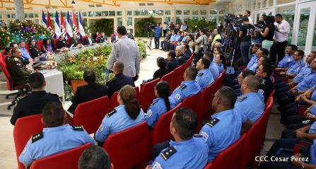 Daniel y Rosario clausuran XXIII reunión de la Comisión de Jefes y Directores de Policías de Centroamérica, México, el Caribe y Colombia