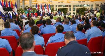 Daniel y Rosario clausuran XXIII reunión de la Comisión de Jefes y Directores de Policías de Centroamérica, México, el Caribe y Colombia