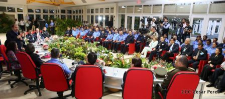 Daniel y Rosario clausuran XXIII reunión de la Comisión de Jefes y Directores de Policías de Centroamérica, México, el Caribe y Colombia