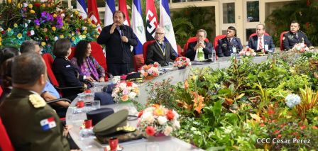 Daniel y Rosario clausuran XXIII reunión de la Comisión de Jefes y Directores de Policías de Centroamérica, México, el Caribe y Colombia