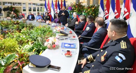 Daniel y Rosario clausuran XXIII reunión de la Comisión de Jefes y Directores de Policías de Centroamérica, México, el Caribe y Colombia