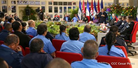 Daniel y Rosario clausuran XXIII reunión de la Comisión de Jefes y Directores de Policías de Centroamérica, México, el Caribe y Colombia