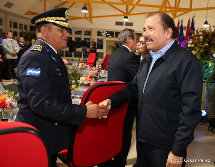 Daniel y Rosario clausuran XXIII reunión de la Comisión de Jefes y Directores de Policías de Centroamérica, México, el Caribe y Colombia