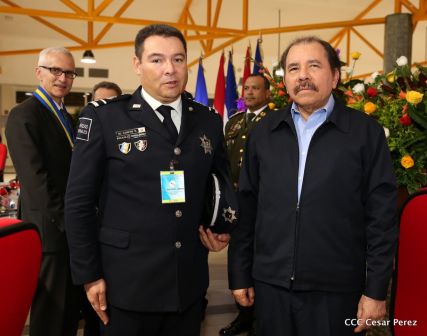 Daniel y Rosario clausuran XXIII reunión de la Comisión de Jefes y Directores de Policías de Centroamérica, México, el Caribe y Colombia