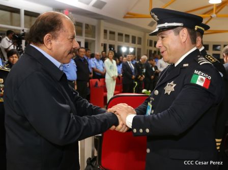 Daniel y Rosario clausuran XXIII reunión de la Comisión de Jefes y Directores de Policías de Centroamérica, México, el Caribe y Colombia
