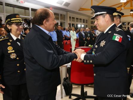 Daniel y Rosario clausuran XXIII reunión de la Comisión de Jefes y Directores de Policías de Centroamérica, México, el Caribe y Colombia