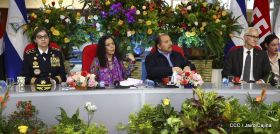 Daniel y Rosario clausuran XXIII reunión de la Comisión de Jefes y Directores de Policías de Centroamérica, México, el Caribe y Colombia