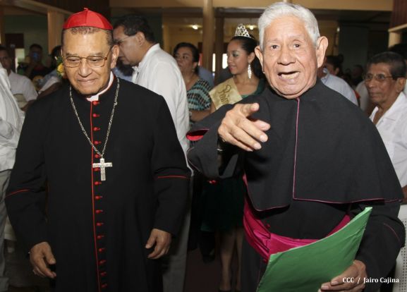 Celebración del Onomástico del Cardenal Miguel en Masaya