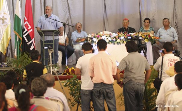 Celebración del Onomástico del Cardenal Miguel en Masaya