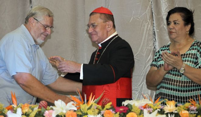 Celebración del Onomástico del Cardenal Miguel en Masaya