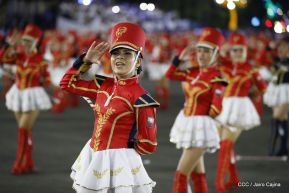 Desfile en saludo a las Fiestas Patrias