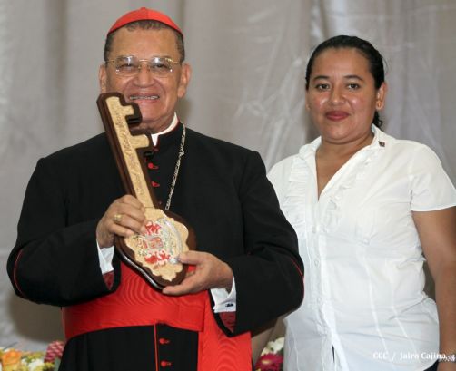 Celebración del Onomástico del Cardenal Miguel en Masaya