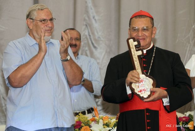 Celebración del Onomástico del Cardenal Miguel en Masaya