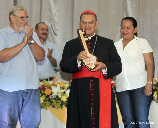 Celebración del Onomástico del Cardenal Miguel en Masaya